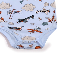 Baby Neugeborenen Niedlicher Strampler Säuglings-Bodysuit Reine Baumwolle Knopfverschluss Schmetterling/Blumenmuster Europäisch-Amerikanischer Stil