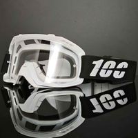 Lunettes de motocross 100LK, lunettes de vélo tout-terrain, monture en PC à bord complet, légères, verres interchangeables, multicolores, sports moto, plein air