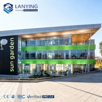 Prix d'usine – Bâtiment de bureaux en structure métallique sur plusieurs étages, personnalisé pour parc d'activités commerciales, avec suivi MES avancé