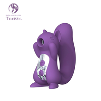 Neuer Niedlicher Eichhörnchen-Saugvibrator Erotikprodukt 5-Geschwindigkeiten-Saugfunktion 10-Frequenz-Vibration Stimulation Klitoris-Nippel-Vibrator