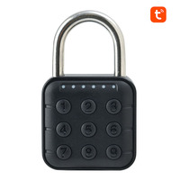 Cadenas intelligent avec code d'accès par empreinte digitale, candados inteligentes con huella dactilar, acier inoxydable et laiton, types de portes