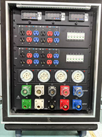 14U 34 voies 3 phases 400Amp vivent le distributeur d'énergie électrique d'étape d'équipement de distribution d'énergie saine