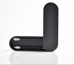 Ino ก้านสำลีซิลิโคน2ชิ้น/เซ็ตใช้ซ้ำได้, สำลีก้านทำความสะอาดหูแบบพกพาใช้ซ้ำได้สำหรับทำความสะอาดหูและแต่งหน้า - Product Image 1