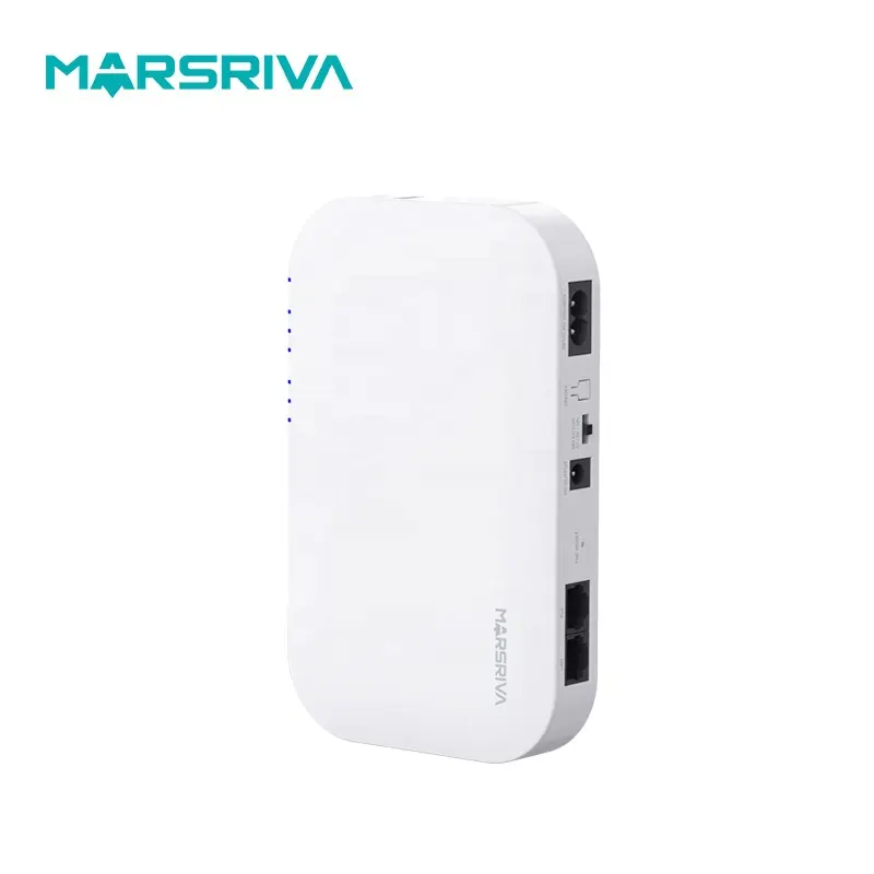 MARSRIVA diskon besar DC sumber daya listrik tanpa gangguan PoE 5V 9V 12V 24V Mini portabel UPS untuk Router Wifi