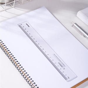 Deli Transparent Plastic Ruler 20cm Easy Read Student Drawing Tool - Product Image 4
