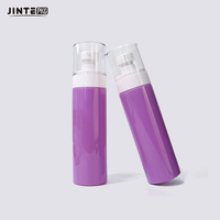 Bouteille vide en plastique pour lotion cosmétique, soin de la peau, mousse pour le visage, vaporisateur, 50 ml-350 ml, couleur violette, vente en gros