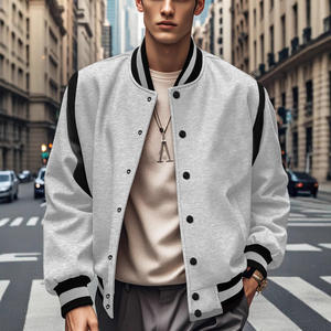 Veste de baseball pour femme Temu, coupe ajustée, tissu brossé, avec boutons, pour un style décontracté et respirant - Product Image 2