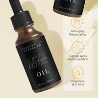 30ml Acide kojique Curcuma Sérum anti-âge Solution liquide hydratante complète en anglais pour les soins du visage Soins du visage transfrontaliers