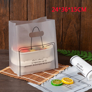 <strong>Large</strong> Plastic Packaging for <strong>Sweets</strong> Goodie Plastic <strong>Bags</strong> with Handle Cake Bonbonniere Gift <strong>Bag</strong> Wedding Packing Candy Cookie - Product Image 4