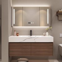 Miroir intelligent pour salle de bain, meuble-lavabo LED, design moderne, fabrication chinoise, vente en gros directe, meilleur prix, exportation, design moderne