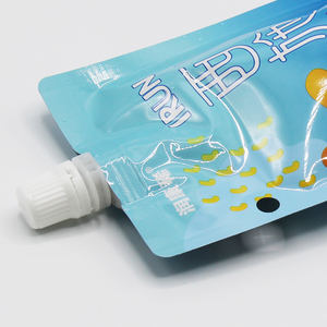 水分防止密封式スタンドアップ飲料ポーチ飲料水袋プラスチック包装スパウトポーチハンドル穴付き - Product Image 5