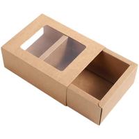 Boîtes cadeaux personnalisables en carton rigide, écologiques, recyclées, gaufrées, holographiques, épaisseur 2 mm, avec tiroir coulissant