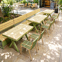Meubles d'extérieur haut de gamme, tables et chaises en rotin pour restaurant, café, terrasse, salon de jardin, chaise de jardin