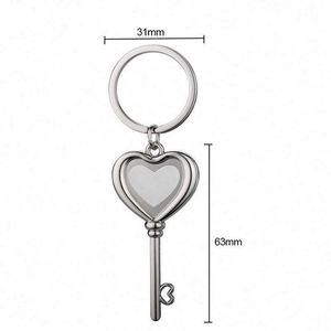 Wholesale Sublimation Mirror Metal Blank Key Chain Promotion Custom Personalize DIY Photo Sublimation <b>Keychain</b> Blanks Key Rings - Product Image 6