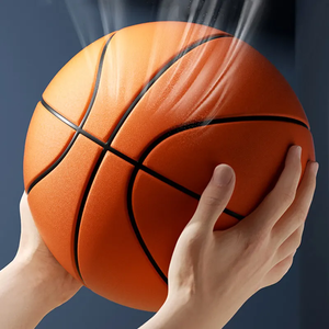 18/21/24cm PU im lặng bóng rổ kích thước 7 yên tĩnh và đàn hồi cao nảy bóng unisex trong nhà đào tạo mềm bọt bóng rổ - Product Image 1