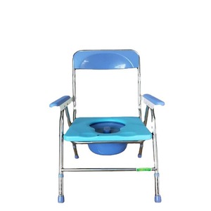 Shuoxin Commode Chair Stainless Steel Adjustable Height With <b>Pad</b> For Elderly And Pregnant Women - Product Image 3