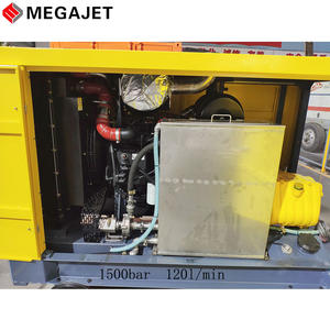 Machine d'hydrodémolition de béton Équipement de préparation de surface à grande échelle 1500 bar Système de nettoyage de chantier naval 120 L/min - Product Image 5