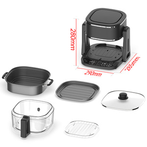 2025 New OEM tùy chỉnh lật Nồi chiên không khí 4.5L Mini lật loại nồi chiên không khí kỹ thuật số Nồi chiên không khí trên - Product Image 6