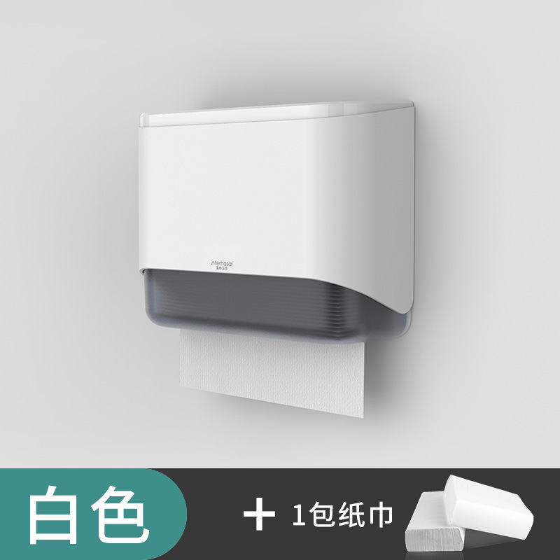 White* No-drill pack of tissues