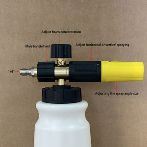 Outils d'entretien automobile OEM Pot en mousse PA Grande bouteille OEM 1L Lance à mousse de <span class=keywords><strong>neige</strong></span> bon marché <span class=keywords><strong>Canon</strong></span> à mousse avec connecteur rapide - Product Image 6
