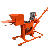 Machine à briques de terre interverrouillées XM2-40 / Machine à blocs de terre compressés / Machine à fabriquer des briques d'argile Pompe Facile à utiliser Faible