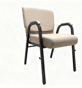 Sillas de Iglesia de Cuero PU con Reposabrazos - Asientos Ergonómicos para Culto - Product Image 3