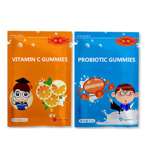 Casse-croûte en gomme pour enfants, <span class=keywords><strong>qq</strong></span> bonbons petits sacs de bonbons ensachés vente en gros bonbons en gomme de vitamine probiotique personnalisés - Product Image 2