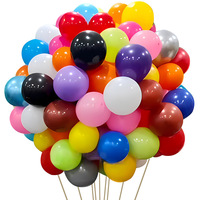 Ensemble de ballons en latex mat de 10 pouces, décoration de fête ronde, ballons pour anniversaire, mariage, événement, couleurs mélangées