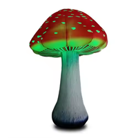 Champignon Gonflables Éclairage Led Extérieur Champignon Gonflable Coloré pour Décoration