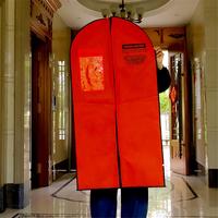 Housse de vêtement de voyage personnalisée en non-tissé, réutilisable, pliable, anti-poussière, pour rangement, vente en gros