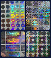 Étiquettes holographiques 3D anti-contrefaçon personnalisées, impression de données variables, un objet un code, autocollant holographique