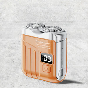 Regalos PARA EL Día del <span class=keywords><strong>Padre</strong></span> Afeitadora eléctrica portátil Impermeable Mini Barba Razor Fuente de alimentación USB para uso en hoteles RV Transfronterizo Extranjero - Product Image 5