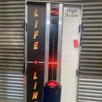 Machine de jeu d'arcade en métal pour l'extérieur, jeu de défi de réflexes lumineux pour parcs d'aventure et parcs d'attractions