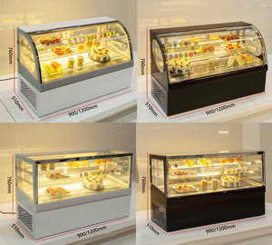 Tủ trưng bày bánh cao cấp RUITAI, kiểu đứng, dùng cho cửa hàng, quầy trưng bày bánh mì với đèn LED - Product Image 4