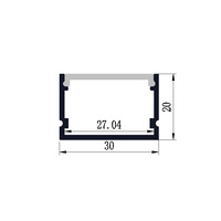 Profilés LED Ofly Profilés LED muraux en aluminium d'agneau pour bande lumineuse LED 30*20mm