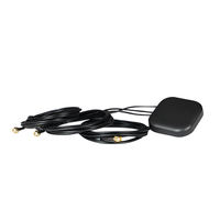 Antenne Puck Combinée 3-en-1 Personnalisée à Gain Élevé, Étanche, Intérieure/Extérieure, Active, GPS+4G+WiFi pour Amplificateur de Signal et Traceurs GPS