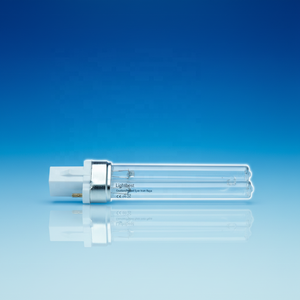 Lampe germicide <span class=keywords><strong>UVC</strong></span> compacte en forme de U/H GPL9W/2P, sans ozone, 145 mm, base G23, 170 mA, tube en quartz transparent, désinfection de l'air, traitement de l'eau - Product Image 2