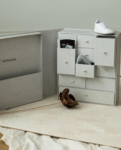 Boîte personnalisée en tissu pour bébé poupée fille jouet carte mémoire photos <span class=keywords><strong>calendrier</strong></span> de <span class=keywords><strong>l</strong></span>'<span class=keywords><strong>avent</strong></span> à rabat 24 boîtes emballage de boîte en lin de bijoux souvenir de bébé - Product Image 5