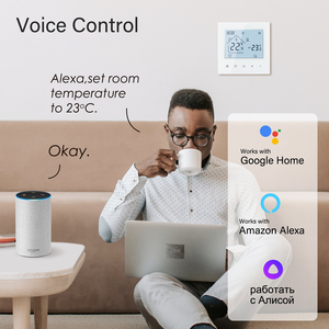 <span class=keywords><strong>Thermostat</strong></span> de chauffage Zigbee basse consommation TDR89 Connexion réseau stable Haute efficacité énergétique Idéal pour les applications de chauffage de l'eau - Product Image 4