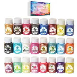 Osbang Umwelt freundliche Handarbeit 24 Farben für Pigment harz Glimmer pulver pigment