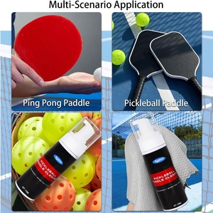 Vente en gros <span class=keywords><strong>de</strong></span> nettoyant en spray pour raquettes <span class=keywords><strong>de</strong></span> pickleball 150 ml, pour surfaces à friction carbone, avec logo personnalisé, élimine la saleté pour l'entraînement et la compétition - Product Image 4