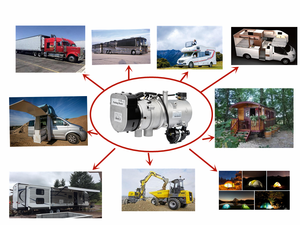 Высокая Мощность 9 кВт дизельный стояночный обогреватель 12 В 24 В для грузовика RV Караван Автобус - Product Image 6