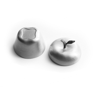 Caja de Joyería con Forma de Manzana Antigua, Caja de Joyería Profesional de Aleación de Zinc Metálica con Logotipo Personalizado - Product Image 6