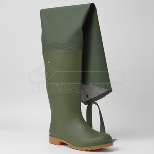 Bottes de randonnée cuissardes en PVC Équipement d'aventure en plein air de qualité supérieure - Product Image 1