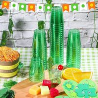 Lot de 200 verres jetables en plastique rigide de 30 ml pour fêtes de mariage et cadeaux invités