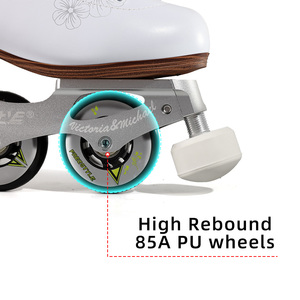 Patines en Línea Profesionales Feng Quan con Freno Delantero, 3 Ruedas de PU 85A, Freno de Goma Delantero Ajustable - Product Image 6