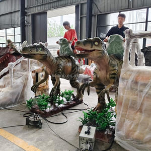 Velociraptor Animatrónico a Tamaño Real: Atracción Mecánica Operada por Monedas para Niños en Parques <span class=keywords><strong>de</strong></span> Diversiones y Centros Comerciales - Product Image 3