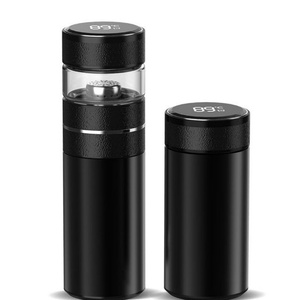 Battery Powered Stainless Steel Reminder Digital <b>Smart</b> Tea Infuser LED Temperature Display 500ml Capacity 12-16 Hours Thermal - Product Image 1