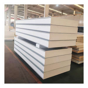 Panneaux d'isolation sandwich industriels en PU PIR PUF pour chambres froides, ateliers et bâtiments de stockage, prix direct d'usine, prix bas - Product Image 2