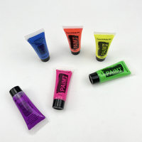 Populaire visage néon peinture Kit professionnel corps maquillage visage corps peinture peinture à l'huile pour la fête d'halloween